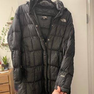 North Face 600 Down Parka Long Coat Size small